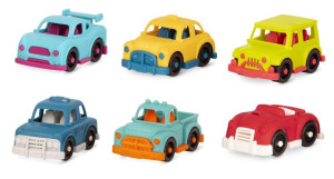Komplet małych autek z serii Happy Cruisers 6 szt B.toys- sklep z zabawkami online