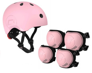 SCOOTANDRIDE Kask S-M dla dzieci 3+ Rose- sklep z zabawkami online
