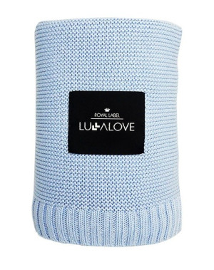 Bambusowy koc Baby blue Lullalove- sklep z zabawkami online