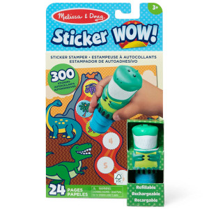 Stempel z naklejkami Sticker Wow Dinozaur Melissa and Doug- sklep z zabawkami online