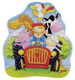 Puzzle konturowe, 3 wzory- sklep z zabawkami online