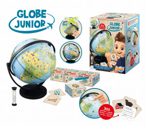 Ilustrowany globus dla dzieci Junior Buki- sklep z zabawkami online