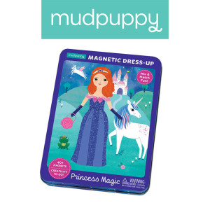 Magnetyczna układanka Magiczne księżniczki 40 el Mudpuppy- sklep z zabawkami online