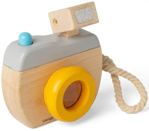 Drewniany aparat fotograficzny dla dzieci Bigjigs- sklep z zabawkami online