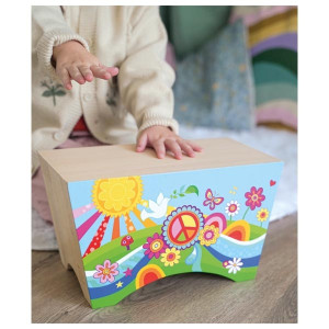 Bęben drewniany Cajon instrument muzyczny dla dzieci Goki- sklep z zabawkami online