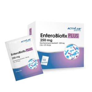 Wsparcie Jelit Probiotyki Activlab EnteroBiotix Plus 250mg 10sasz