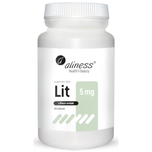 Minerały Lit Aliness Lit 5mg 100tab
