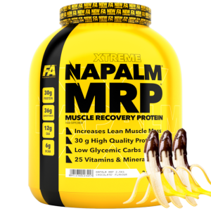 Odżywka Węglowodanowo-Białkowa Gainer Fitness Authority Napalm MRP 2500g : Smaki - Czekolada Banan