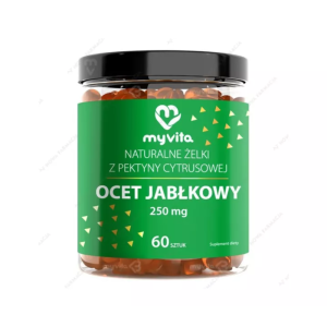 Wsparcie Odporności i Trawienia Ocet Jabłkowy MyVita Żelki Ocet Jabłkowy 250mg 60szt