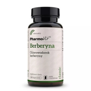 Trawienie Berberyna Pharmovit Berberyna HCL 400mg 60kaps