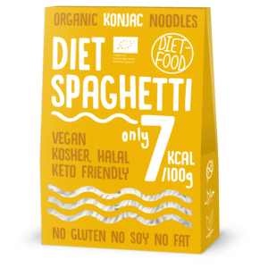 Zdrowa żywność Makarony Diet-Food Makaron Shirataki Konjac Spaghetti Bio 300g