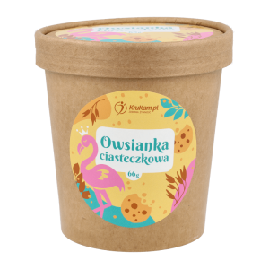Zdrowa Żywność Zamiennik Śniadania KruKam Owsianka ciasteczkowa 66g