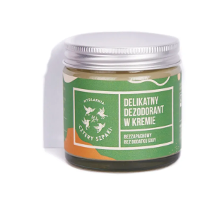 Kosmetyki Naturalne 4 Szpaki Delikatny dezodorant w kremie bezzapachowy 60ml