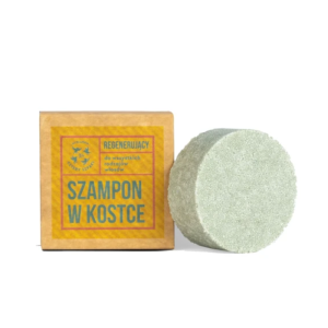 Kosmetyki Naturalne 4 Szpaki Szampon w kostce regenerujący eukaliptus cytryna 75g