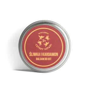 Kosmetyki Naturalne 4 Szpaki Balsam do ust śliwka i kardamon 15ml