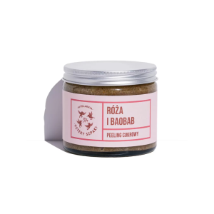 Kosmetyki Naturalne 4 Szpaki Róża i Baobab Peeling cukrowy 250ml