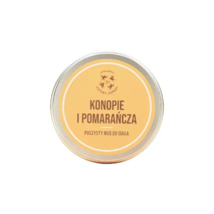 Kosmetyki Naturalne 4 Szpaki Mus do ciała Konopie i Pomarańcza 150ml