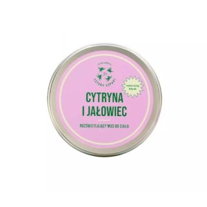 Kosmetyki Naturalne 4 Szpaki Mus do ciała cytryna i jałowiec rozświetlający 150ml