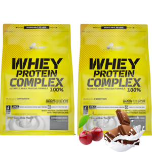 Wielopak 2x Olimp Whey Protein Complex 700g Czekolada Wiśnia