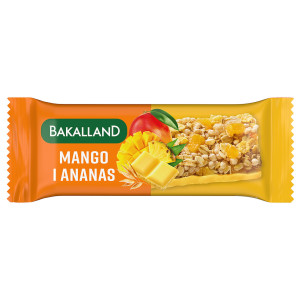 Batony Zbożowe Bakalland Baton Mango Ananas 40g