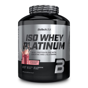 Odżywka Białkowa BioTechUSA Iso Whey Platinum 1816g Truskawka