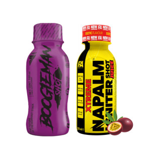 Zestaw Trec Nutrition Boogieman Shot Forest Fruit 100ml + Napalm Shot 120ml Marakuja