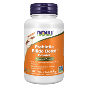 Prawidłowe Trawienie Prebiotyki Now Foods Prebiotic Bifido Boost proszek 85g