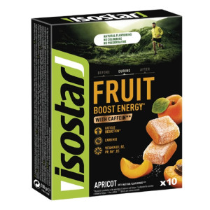 Suplement Energetyczny ISOSTAR Energy Fruit Boost galaretki energetyczne 10 sztuk : Smaki - Morela