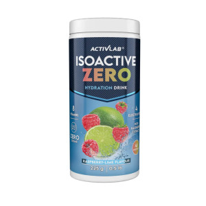 Minerały Elektrolity Activlab Isoactive Zero 225g : Smaki - Malina Limonka