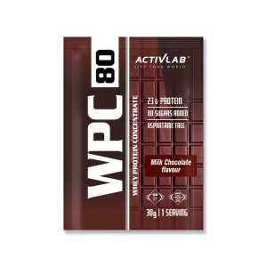 Odżywka Białkowa Activlab WPC 80 Standard 30 g saszetka : Smaki - Mleczna Czekolada