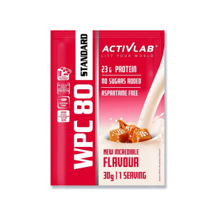 Odżywka Białkowa Activlab WPC 80 Standard 30 g saszetka Słony Karmel