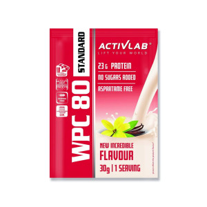 Odżywka Białkowa Activlab WPC 80 Standard 30 g saszetka : Smaki - Wanilia