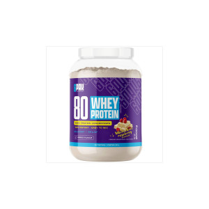 Odżywka Białkowa 6PAK 80 Whey Protein 2000 g : Smaki - Biała Czekolada z Malinami