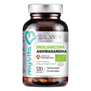 Adaptogeny Ashwagandha MyVita Silver Pure Ashwagandha KSM-66 120kaps