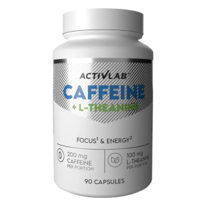 Energia i Koncentracja Activlab Caffeine + L-Theanine 90 kapsułek