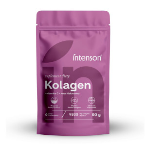 Skóra, Włosy i Paznokcie Intenson Kolagen+wit C+ kwas hialuronowy 60g