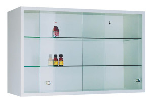 Szafka wisząca medyczna SZL 102 przeszklona - szerokość 80 cm