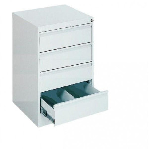 Metalowa szafa kartotekowa do biura SZK 116 z 4 szufladami-47 cm