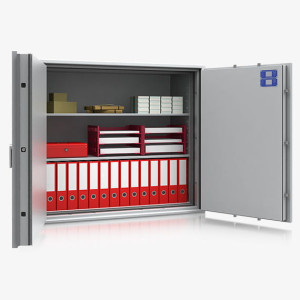 Sejf biurowy WUPPERTAL OFFICE 44658 ognioodporność S 60 P klasa S1