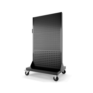 Ścianka warsztatowa tablica na narzędzia MARIUSZ 965 x 1555 x 610 mm All Black: czarna