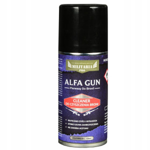 Odtłuszczacz do Broni ALFA GUN Cleaner 150ml Zmywacz do Czyszczenia Broni