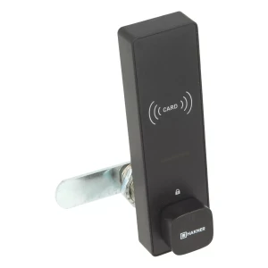 Zamek elektroniczny na kartę pionowy z ryglem Hakner Laggo-K L-30mm