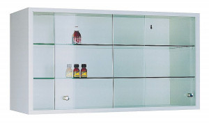 Szafka wisząca medyczna SZL 103 przeszklona - szerokość 100 cm