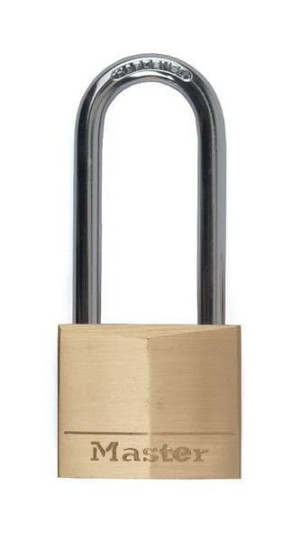 Kłódka mosiężna 140EURDLH z długim pałąkiem Master Lock