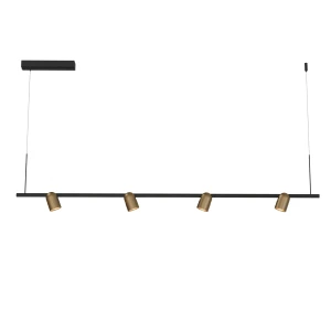Lampa Wisząca Slide Long 1xLED szczotkowany mosiądz PL0124-BS