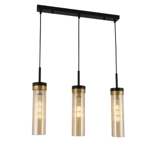 Lampa Wisząca Malika 3xE27 czarny PL0140-3