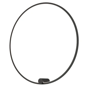 Kinkiet Ringa L 1xLED czarny WL0116-L-BK