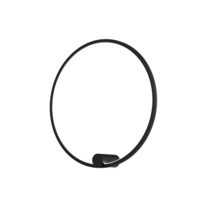 Kinkiet Ringa M 1xLED czarny WL0116-M-BK
