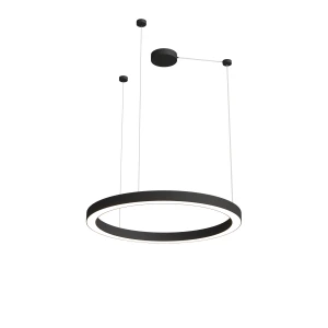 Żyrandol Aurum M Zmienna Barwa Światła LED czarny PL0116-90-CCT-BK