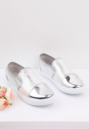 Slip on srebrne 1 Genoveva